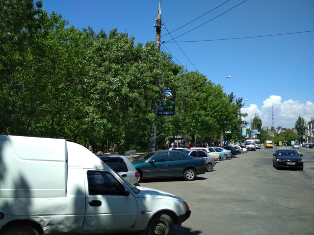 Холдер 0.95x1.95,  Праці пр. (парк Шмідта, центр, автобусна зупинка (по лівій стороні))