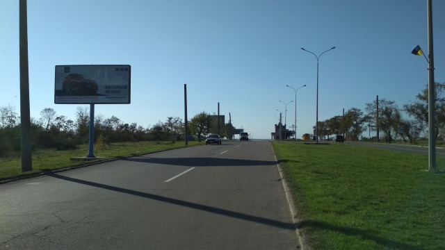 Щит 6x3,  Мелітопольське шосе (виїзд у м.Бердянськ 200м до посту ДАІ)