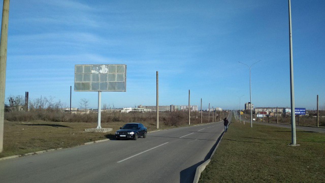Щит 6x3,  Мелітопольське шосе (в'їзд з м.Бердянськ 300м від посту ДАІ)