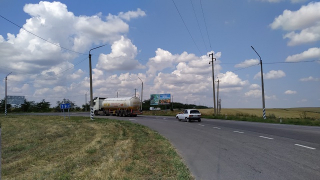 Щит 6x3,  траса М14/P37 Одеса-Новоазовськ до Запоріжжя та Одесси